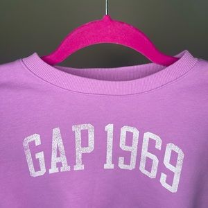 Gap Kids 1969 Lavender Crew Neck Sweater